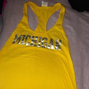PINK Michigan tank top